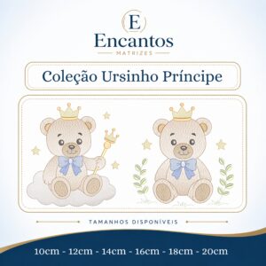 Combo Ursinho Príncipe + Bônus