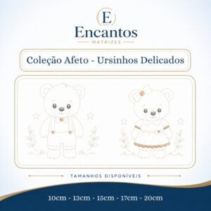 Coleção Afeto – Ursinhos Delicados