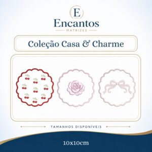 Coleção Casa & Charme – Porta-Copos