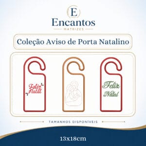 Coleção Aviso de Porta Natalino